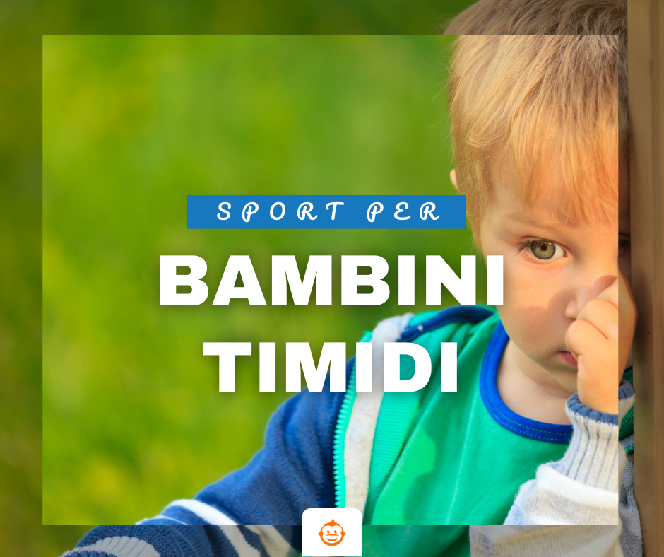 sport giusto bambino timido